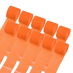 Unique Bargains Fine Texture Lightweight Soft to the Touch Not Easy to Fade Crepe Paper Streamers 10 Pcs - 1 of 4