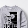 Boys' - Peanuts -  Graphic Long Sleeve Fleece Sweatshirt - image 2 of 4