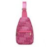 MKF Collection Helaena M Logo-Printed Vegan Leather Sling Bag for Women, Crossbody Purse by Mia K - 2 of 4