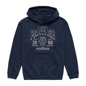 Men's - Marvel - Black Panther Collegiate Graphic Fleece Pullover Hoodie - 1 of 3