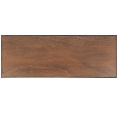 Athena Farmhouse 40" Brown Wood Console Table with Storage
