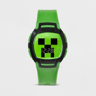 Boys' Minecraft Flashing LCD Watch 