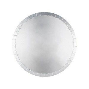 Jollity & Co. - Shade Dessert Plates in Silver - Pack of 8 Paper Plates - 1 of 3