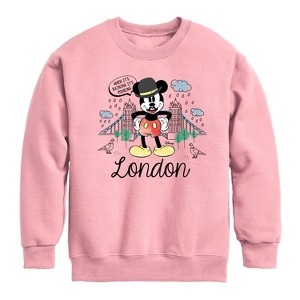 Boys' - Disney - Mickey & Friends Graphic Long Sleeve Fleece Sweatshirt - 1 of 4