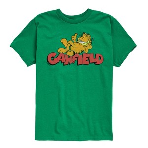 Boys' - Garfield - Garf Laying Short Sleeve Graphic T-Shirt - 1 of 4