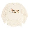 Simply Sage Market Teacher Life Colorful Garment Dyed Long Sleeve - 2 of 4