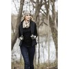 Britt's Knits Womens Soft Tie Dye Mantra Infinity Fall Winter Double Ribbed Knit Scarf - 3 of 3