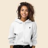 Dalix Astronaut Embroidered Fleece Cropped Hoodie Cold Fall Winter Women - 2 of 4