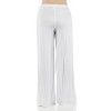 24seven Comfort Apparel Women's Maternity Comfortable Lounge Pants-White-2X - 3 of 4