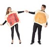 Joyfy Halloween Couple Costumes Funny Adults' Jelly  Bread Couple Costume for Halloween Dress up Party - 4 of 4