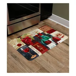 18" x 30" Anti-Fatigue Kitchen Floor Mat Favorite Reds - J&V Textiles