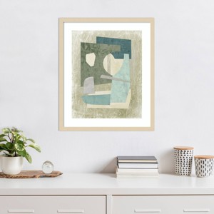 Amanti Art Mid-Century Collage II by Suzanne Nicoll Wood Framed Wall Art Print - 1 of 4