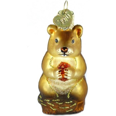Old World Christmas Glass Blown Ornament For Christmas Tree, Chipmunk