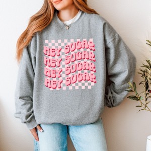 Simply Sage Market Hey Sugar Wavy Stacked Sweatshirt - 1 of 4