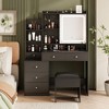 Vanity Desk with Mirror and Lights - 2 of 4