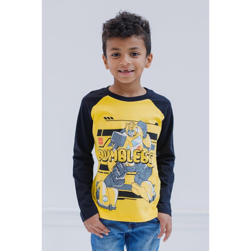 Transformers Optimus Prime Bumblebee 2 Pack T-Shirts Toddler to Big Kid, 2 of 7