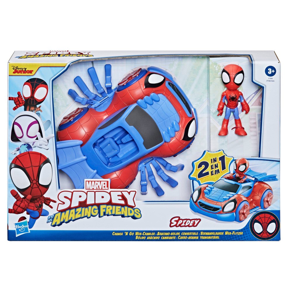 EAN 5010993860401 product image for Marvel Spidey and His Amazing Friends Spidey 2-in-1 Change 'n Go Web-Crawler | upcitemdb.com