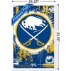 Trends International NHL Buffalo Sabres - Maximalist Logo 23 Framed Wall Poster Prints - 3 of 4