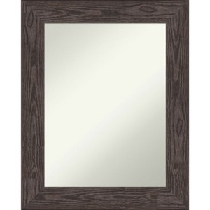 Amanti Art Bridge Black Non-Beveled Wood Bathroom Wall Mirror - 1 of 4