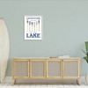 Stupell Industries Adventure Awaits At Lake Oars Phrase, 24" x 30" - 2 of 4