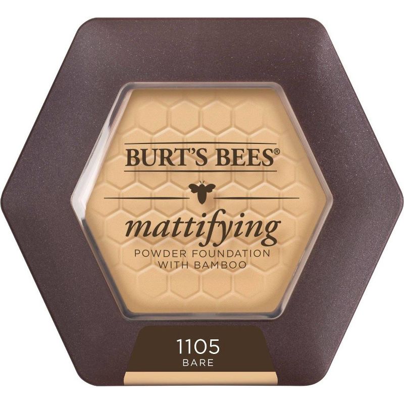 Burt's Bees 100% Natural Mattifying Pressed Powder Foundation - 0.3oz, 4 of 11