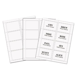 C-Line Laser Printer Name Badges, 3 3/8 x 2 1/3, White, 200/Box - 1 of 4