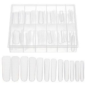 Unique Bargains Scale Faux Crystal Extension Fake Nails 120 Pcs - 1 of 4