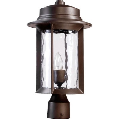 Quorum Lighting Charter 1-Light Oiled Bronze Outdoor Wall Lantern