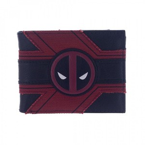 Mens Deadpool Symbol Synthetic Leather Bifold Wallet - 1 of 3