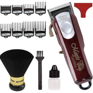 Wahl Professional 5-Star Cord/Cordless Magic Clip #8148 - Burgundy - with Bonus Neck Duster - 1 of 4