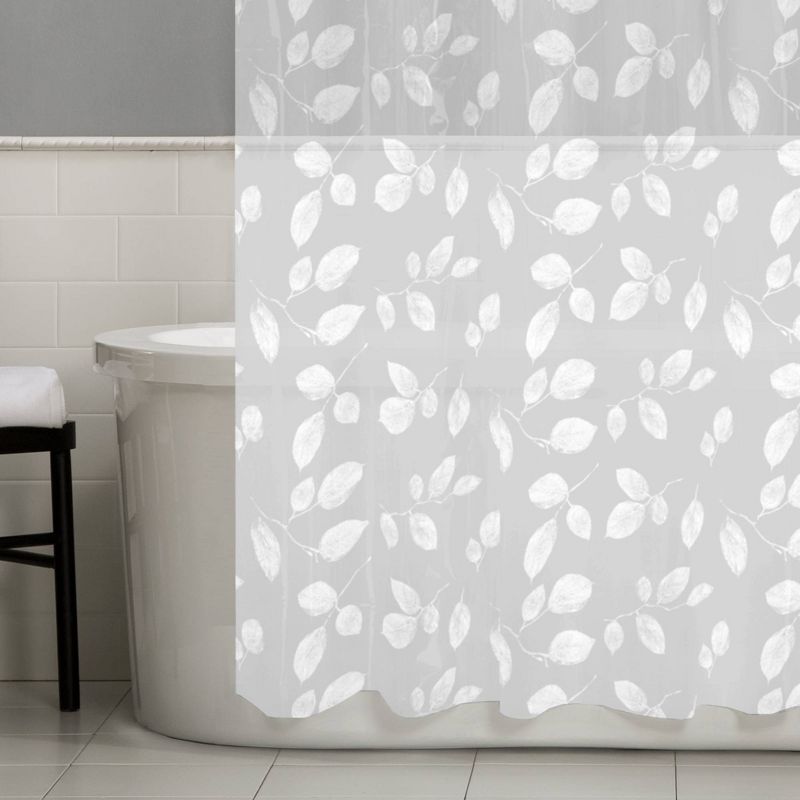 Just Leaves PEVA Shower Curtain - Zenna Home, 6 of 7