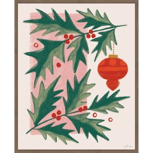 Amanti Art Retro Holiday IV by Janelle Penner Canvas Wall Art Print Framed 23-in. W x 28-in. H. - 1 of 4