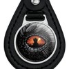 House Of The Dragon Eye Black Leather Keychain - 3 of 4