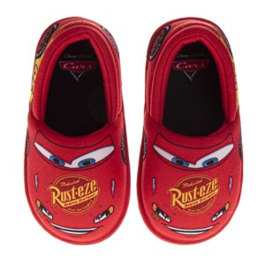 Disney Cars Slippers for Kids Lightning Mcqueen Plush Warm Soft Aline Comfy Lightweight House Shoes (5-10 toddler / 11-12 little kid) - 1 of 4