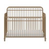 Room & Joy Luna 3-in-1 Convertible Metal Crib JPMA Certified - Gold - image 2 of 4