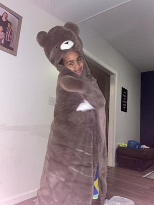 Bear Hooded Kids Blanket Pillowfort Target