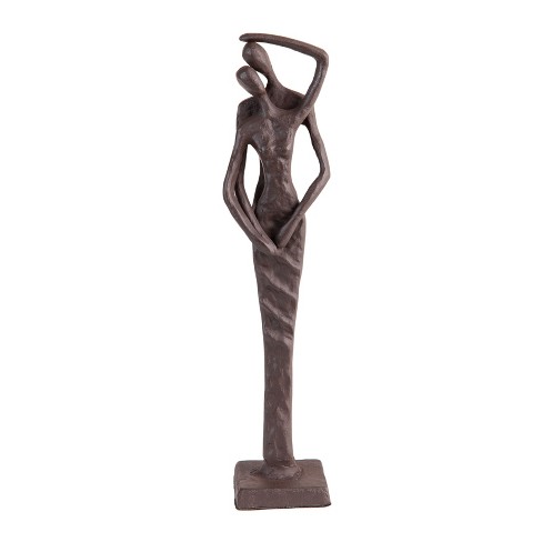 Danya B Embracing Couple Cast Iron Sculpture : Target