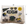NCAA Michigan Wolverines Loco Fan Canvas Decor Throw Pillow - 3 of 3