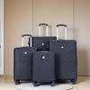 Vynxaria 4-Piece ABS Lightweight Suitcase Set (16/20/24/28'') with Rotating Wheels, 24/28'' with TSA Lock - 4 of 4