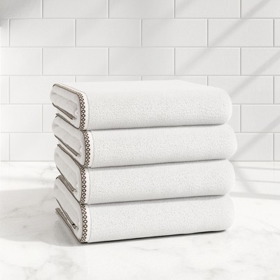 Boho Border Cotton Quick-Dry Towel Set - Great Bay Home