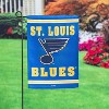 Evergreen Garden Flag Embossed Suede, St Louis Blues Double Sided Indoor Outdoor Decor 18" x 12.5" - 4 of 4