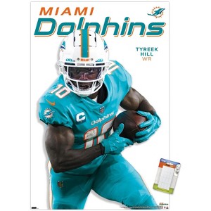 Trends International NFL Miami Dolphins - Tyreek Hill Feature Series 23 Unframed Wall Poster Prints - 1 of 4