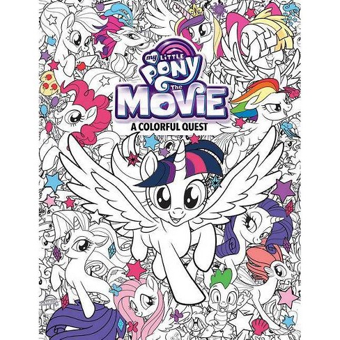 Download My Little Pony The Movie Coloring Book Paperback Robin Hoffman Target