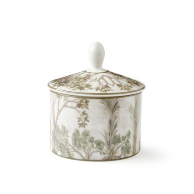 Kit Kemp by Spode Tall Trees 10oz Sugar Bowl with Lid, Enchanted Forest Design, Porcelain, Dishwasher and Microwave Safe, Fabulous Gift