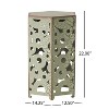 Janey 2-piece Patio Portable Side Table for Garden, Beach, Outdoor Furniture - Maison Boucle - 4 of 4