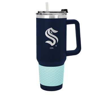 Sharks 40oz Tumbler With Handle, Lid, Straw, Laser Engraved Tumbler, Stanley  Quencher, Non Brand, Personalized, Stanley Tumbler 