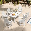 Arceso Patio Table and Chairs Set 7 Pieces, HDPS Weather Resistant Outdoor Dining Set, Square Outdoor Dining Table with 6 Patio Chairs - 3 of 4