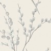 Laura Ashley Willow Off White and Steel Wallpaper - 4 of 4