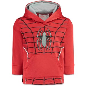 Marvel Spider-Man Fleece Athletic Hoodie Toddler  - 1 of 4