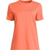 Lands' End Women's Relaxed Supima Cotton Crew Neck T-Shirt - 3 of 3